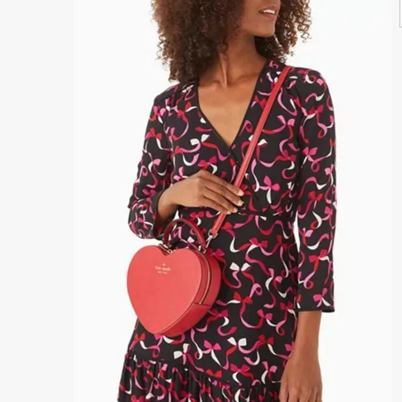 open lace back dress Kate Spade New York Love Shack Heart Purse main image 1